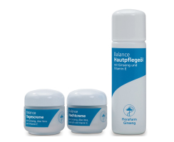 Combination Set: day/night cream (50 ml each) + skin care oil 200 ml